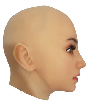 Full head silicone Emily doll mask party costume Crossdress Cosplay for TG CD Dragqueen Ladyboy
