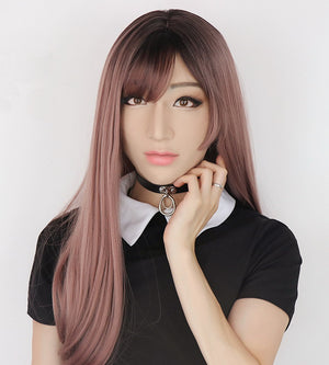 Full head silicone Grace female mask party costume Crossdress Cosplay for TG CD Dragqueen Ladyboy