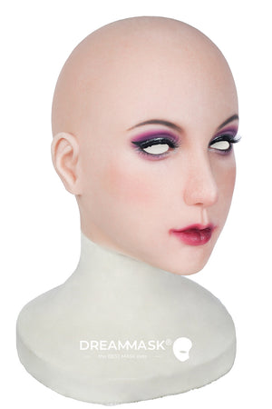 Ching04 Q04 silicone real mask Make-up Series party costume Crossdress Cosplay for TG CD Dragqueen Ladyboy