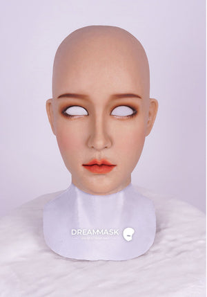 Full head Hebe female mask Pull-Over Hood Crossdress Cosplay for TG CD Dragqueen Ladyboy